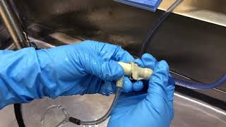 Endoscopy Tech Course  Endoscope Disinfection  5 Second Sink Wash [upl. by Ennahoj815]