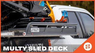 MULTY® Truck Deck  Snowmobile amp ATV Carrier  PolyBoard® Decking [upl. by Hernando]