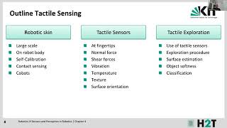 06 Robotics 3  Chapter 4  Tactile Sensing [upl. by Llekcm]