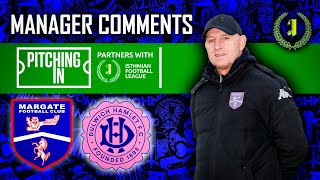 MANAGER COMMENTS LEAGUE  Dulwich Hamlet FC H  3rd February 2024 [upl. by Cohleen]