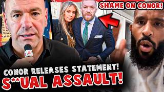 Conor McGregor issues STATEMENT on SUAL ASSAULT CASE FOOTAGE Demetrious Johnson SCOLDS CONOR [upl. by Albur876]