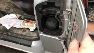 VW t5 FUEL FLAP REPAIR [upl. by Ayatahs29]