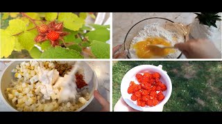 🍒 Baking Cooking Unboxing Picking Raspberries From my Garden  Mashed Potato Recipe  Vlog [upl. by Atrim65]