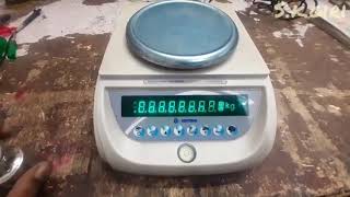 How To Calibrate Contech Precision Balance  Weight Setting Calibration Contech [upl. by Basia466]