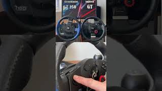 Logitech GT vs Thrustmaster T150 [upl. by Adnole]