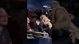 Adele tears up as she hugs Celine Dion midperformance at Las Vegas concert [upl. by Haim]