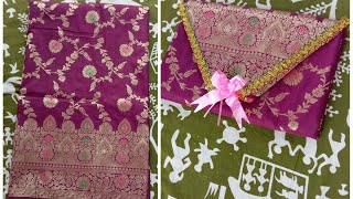 Wedding Tray DecorationSaree Packing Idea Biyebari Tatto Sajano [upl. by Eluk643]