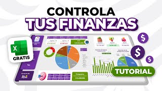 CONTABILIDAD DEL HOGAR EN EXCEL FÁCIL Y PRÁCTICO  PLANTILLA DESCARGABLE GRATIS ✅ [upl. by Ardnovahs]