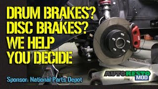 Drum Brakes Or Disc Brakes What Should You Use Episode 234 Autorestomod [upl. by Alyakam547]