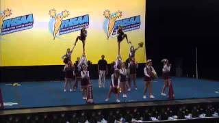 Episcopal Highs Large NonTumbling Team Preliminary Performance [upl. by Buderus]