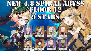 Emilie Burn amp Electrodriven Navia  New 48 Spiral Abyss  Floor 12 9 stars [upl. by Nyladnar]