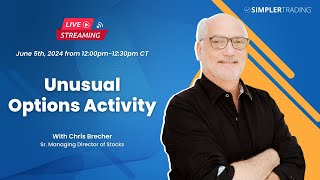 Unusual Options Activity with Chris Brecher [upl. by Gwenore]