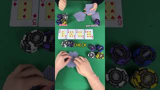 FINGER GAME  Straight Flush vs Straight Flush poker foryou casino whowins [upl. by Losiram]