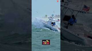 Police boat in trouble at Haulover Inlet  Boat Zone [upl. by Yanej]