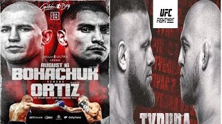 UFC Tybura vs Spivak Live StreamVergil Ortiz vs S Bohachuk Boxing Live Fight Stream [upl. by Naivatco]