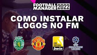 COMO INSTALAR LOGOS NO FOOTBALL MANAGER [upl. by Heidi]