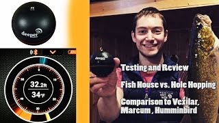 Deeper Fish Finder Review Ice Fishing Sonar [upl. by Arodnap963]