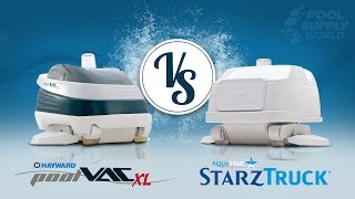 Hayward Pool Vac XL vs AquaStar StarzTruck [upl. by Yila426]