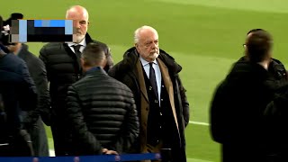 DE LAURENTIIS se LLEVA a POLITANO y EMPUJA a un CÁMARA [upl. by Lubbi]