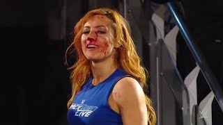 Becky Lynch ataca a Ronda Rousey y roster femenino Smackdown ataca Raw  WWE Raw 12112018 Español [upl. by Lamdin]