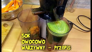 SOKI z wyciskarki owocowo warzywne PRZEPIS 1  Wiejskie Inspiracje [upl. by Eversole]