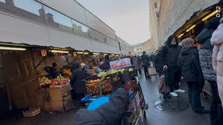 El Mercado de Fruta más grande de San Petersburgo Rusia 🇷🇺🇷🇺 a 10 grados 🥶 compré fruta barata [upl. by Leopold]