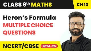 Heron’s Formula  Multiple Choice Questions  Class 9 Maths Chapter 10  CBSE 202425 [upl. by Okoyik]