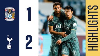 COVENTRY CITY 12 TOTTENHAM HOTSPUR  CARABAO CUP HIGHLIGHTS  DRAMATIC LATE JOHNSON WINNER [upl. by Nanyk]