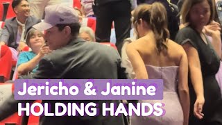 Uy JERICHO Rosales and JANINE Gutierrez spotted HOLDING HANDS at the LAVENDER FIELDS Mediacon [upl. by Cathie]