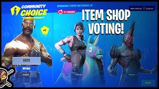 What The New Fortnite Item Shop Voting Looks Like [upl. by Prem417]