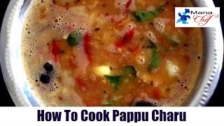 Pappu Charu Andhra Style Cooking Recipe [upl. by Kathrine310]