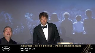 PALME DOR – Press Conference – PALMARES – English – Cannes 2024 [upl. by Esir]