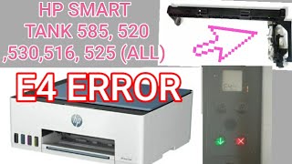 Hp Smarttank 500 E4 Errors how to fix [upl. by Ettennig]