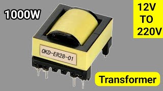 how to make transformer inverter 12v to 220v 1000w transformer [upl. by Belsky361]