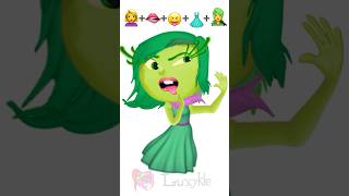 👩👄😝👗👨‍🎤‍‍ Making Inside Out 2 Disgust Emoji Mixing shorts [upl. by Dibbell891]