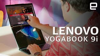 Lenovo Yogabook 9i handson at CES 2023 [upl. by Lesnah474]