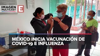 Inicia vacunación de COVID19 e influenza para temporada invernal 20232024 [upl. by Convery]