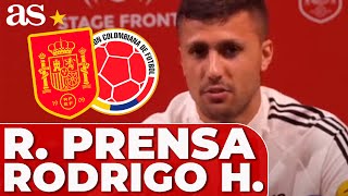 ESPAÑA  COLOMBIA  RODRIGO HERNÁNDEZ RUEDA DE PRENSA PREVIA COMPLETA [upl. by Hseyaj]