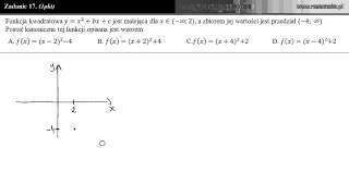 Zadanie 17  matura próbna 4 styczeń 2013 [upl. by Rednijar324]