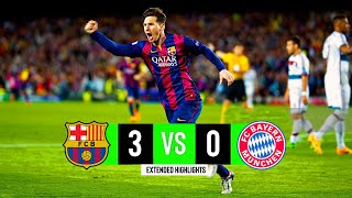 Barcelona x Bayern Munich  30  Extended Highlights amp Goals  UCL 2015 [upl. by Winchell]