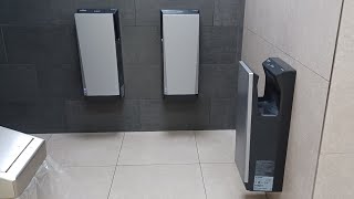 Mitsubishi jet towel hand dryers Swan Shopping Centre 🚹 Eastleigh Hampshire [upl. by Alidia]