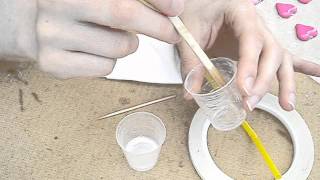 Tutorial How to apply resin to Polymer Clay Jewelry [upl. by Duester]