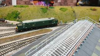 Bachmann class 37 dcc sound oo gauge model railway layout [upl. by Novehc]