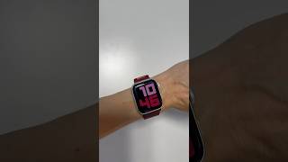 Apple Watch Red Milanese Loop Unboxing shorts [upl. by Auqinal182]