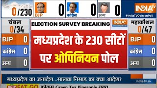 MP Election Opinion Poll 2023 Live  मध्यप्रदेश के 230 सीटों पर सबसे ताजा ओपिनियन पोल  MP News [upl. by Ilyak]