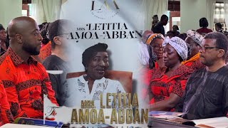 Burial Service of Dr Kofi Abban Läte Mother Mrs Leticia AmoaAbban  Těars all Over [upl. by Cortney]