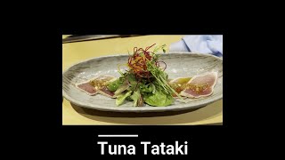 【Tuna Tataki】Albacore Tuna Appetizer ☆ Whistler Dinner at Nagomi Sushi [upl. by Eekcaj53]