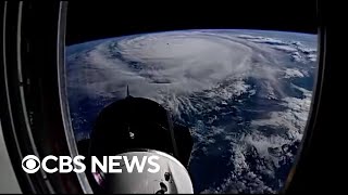 Videos show Hurricane Milton from space [upl. by Auroora]