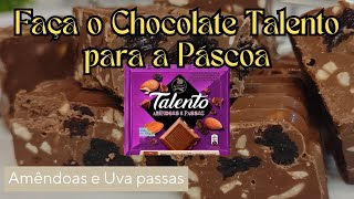 Passo à passo de como fazer chocolate Talento  Temperagem de chocolate chocolate Páscoa [upl. by Frierson]