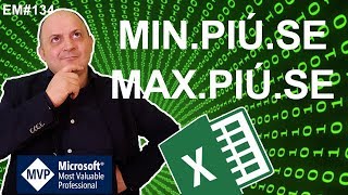 EM134 le nuove Funzioni MINPIÚSE e MAXPIÚSE confrontate con lAGGREGA e il MINSE EXCEL [upl. by Necyrb]